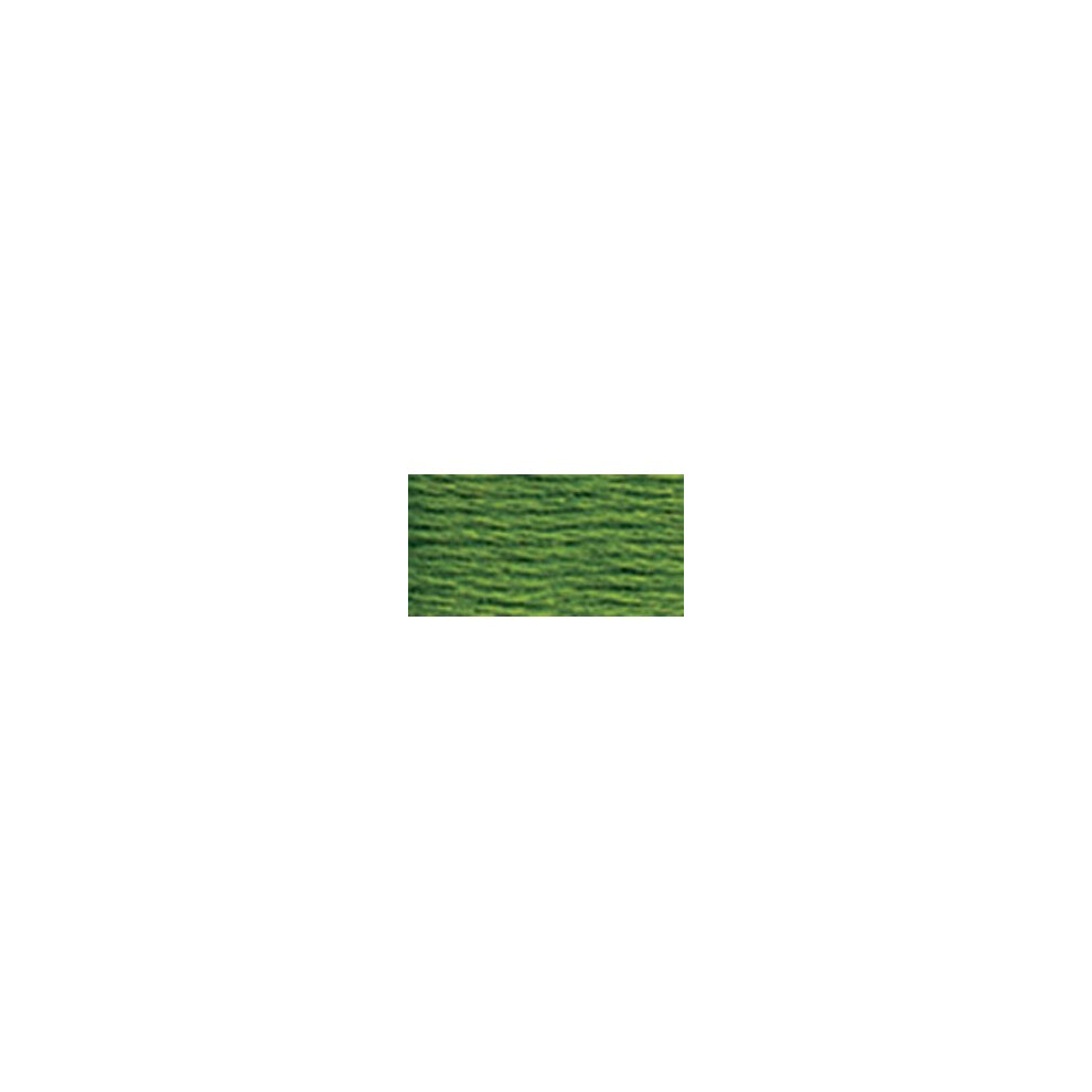 Dmc Pearl Cotton Ball Size 8 87Yd-Dark Parrot Green White,Green