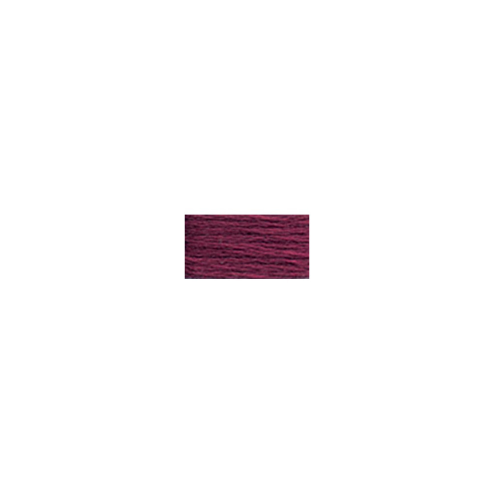Dmc Pearl Cotton Skein Size 3 16.4Yd-Very Dark Mauve White,Purple