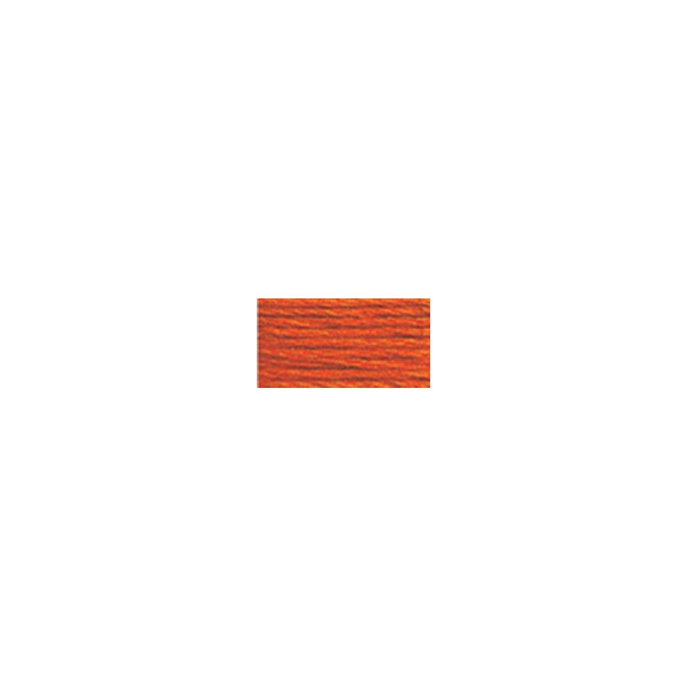 Dmc Pearl Cotton Skein Size 3 16.4Yd-Medium Burnt Orange White,Orange