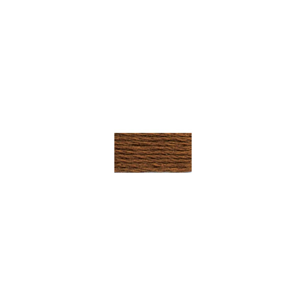 Dmc Pearl Cotton Skein Size 5 27.3Yd-Medium Brown White,Brown