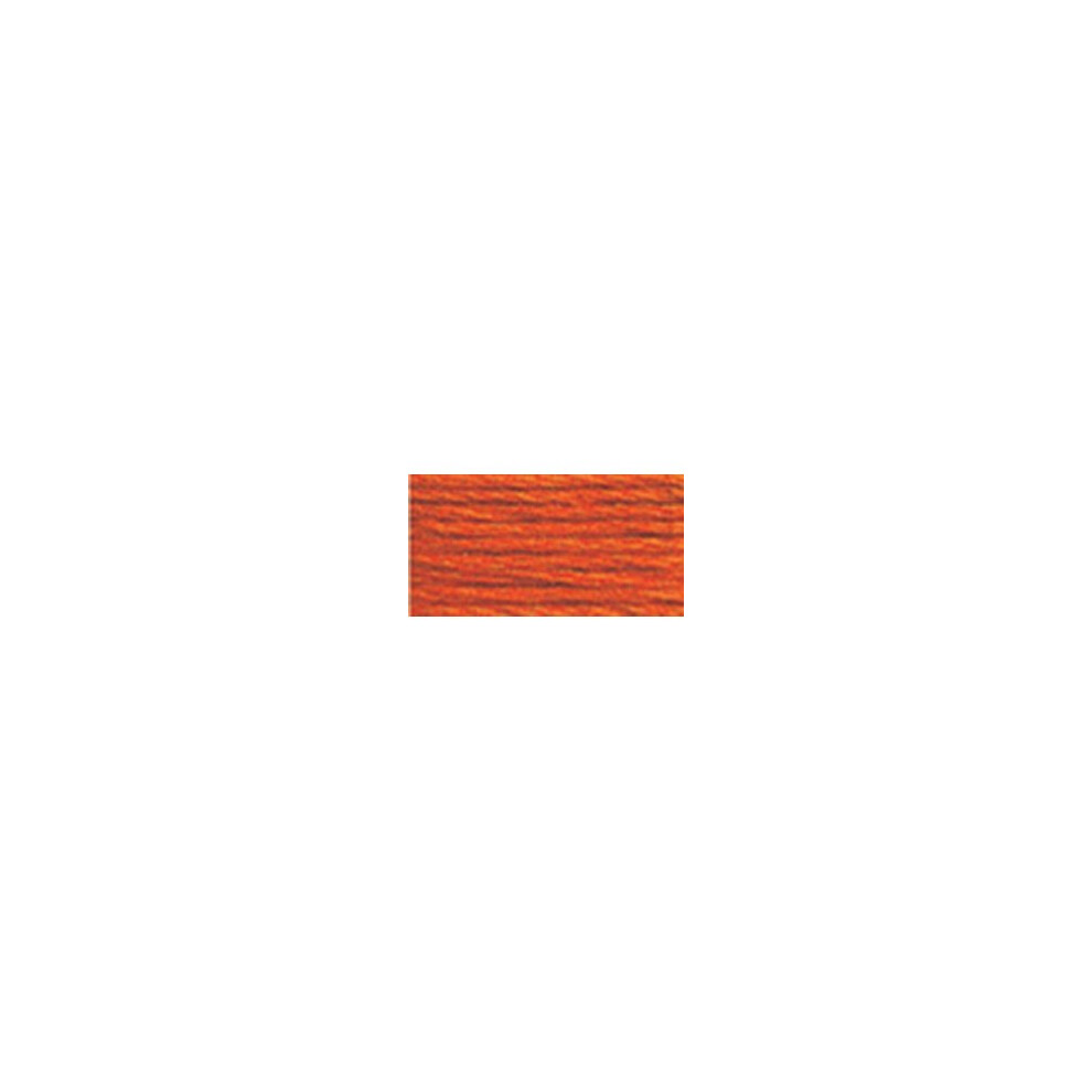 Dmc Pearl Cotton Skein Size 5 27.3Yd-Medium Burnt Orange White,Orange