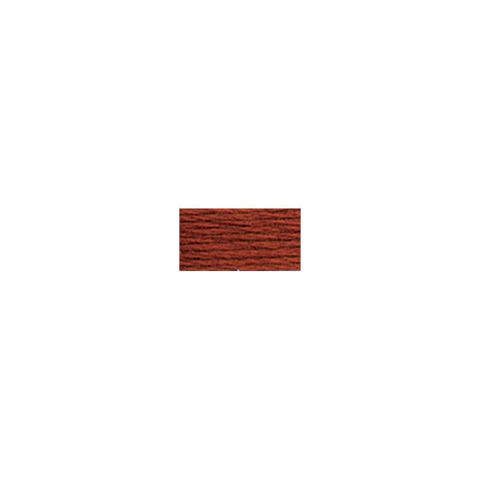 Dmc Pearl Cotton Skein Size 5 27.3Yd-Dark Red Copper White,Red