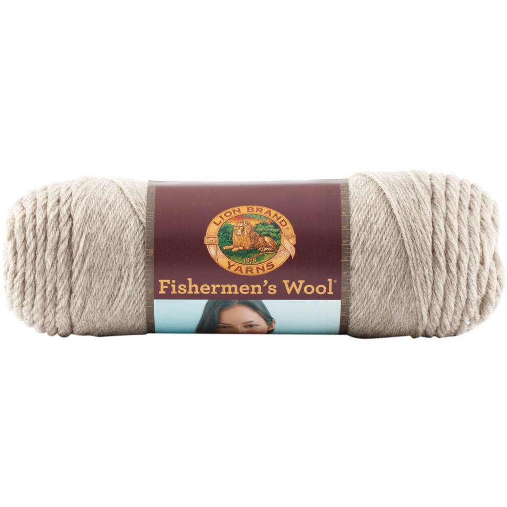 Lion Brand Fishermen's Wool Yarn      -Oatmeal
