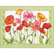 Dimensions Counted Cross Stitch Kit 14"X11"-Poppy Pattern (14 Count)