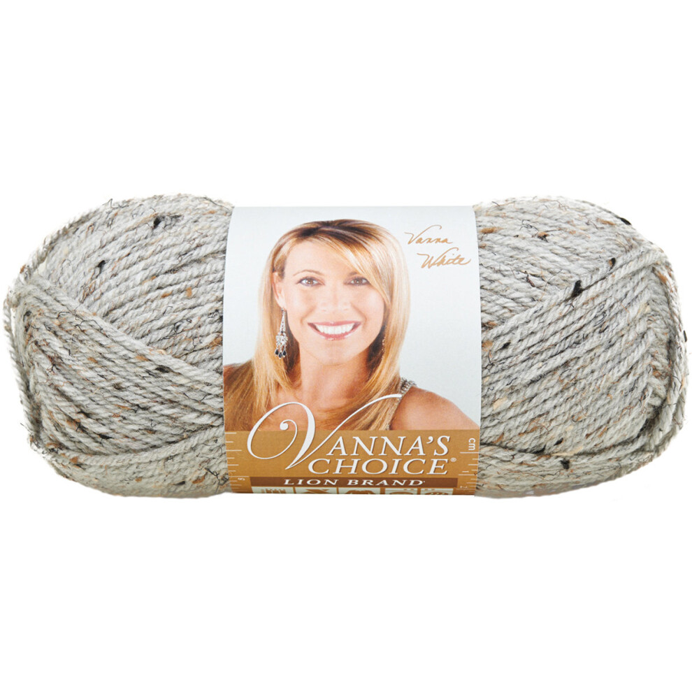 Lion Brand Vanna's Choice Yarn-Grey Marble