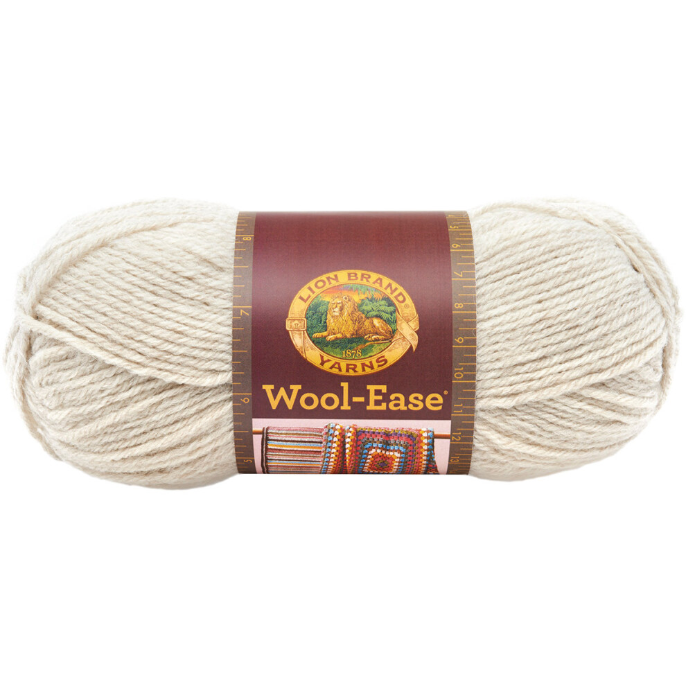 Lion Brand Wool-Ease Yarn -Natural Heather