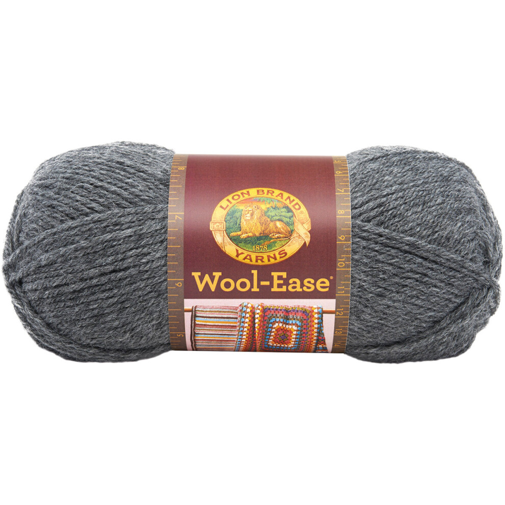 Lion Brand Wool-Ease Yarn -Oxford Grey