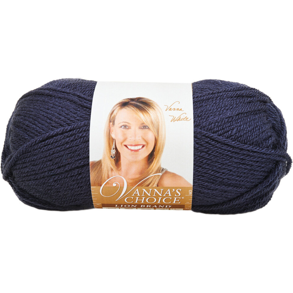 Lion Brand Vanna's Choice Yarn-Navy