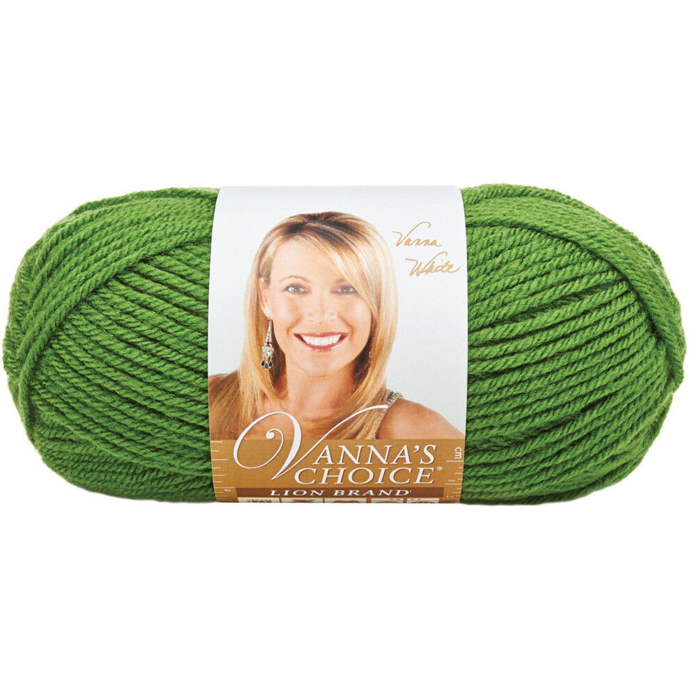 Lion Brand Vanna's Choice Yarn-Kelly Green