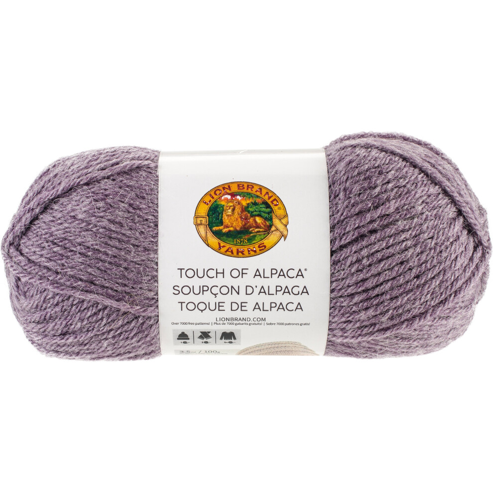 Lion Brand Touch Of Alpaca Yarn-Purple Aster