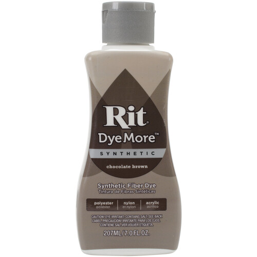 Rit Dye More Synthetic 7oz-Chocolate Brown