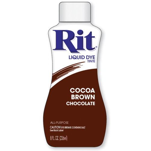 Rit Dye Liquid 8 oz-kakaobrun