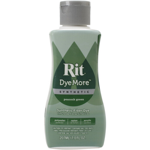 Rit Dye More Synthetic 7oz-Peacock Green