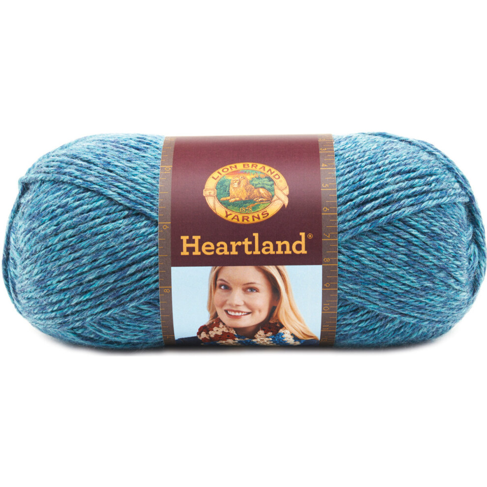 Lion Brand Heartland Yarn-Glacier Bay