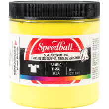 Speedball Fabric Screen Printing Ink 8oz-Yellow