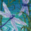 Dimensions Mini Needlepoint Kit 5"X5"-Dragonfly Pair Stitched In Thread 1