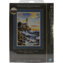 Dimensions/Gold Collection Counted Cross Stitch Kit 11"X17"-Rocky Point (18 Count)