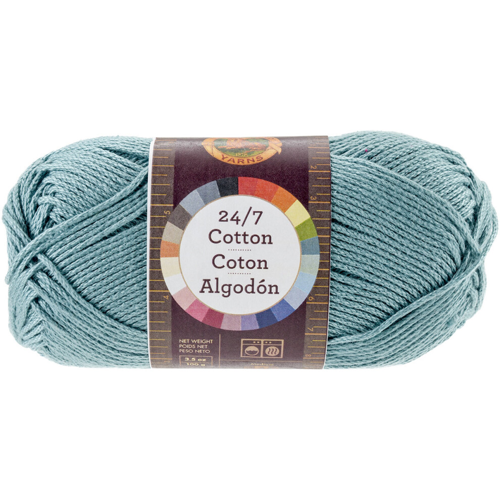 Lion Brand 24/7 Cotton Yarn-Jade