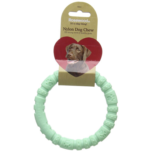 Rosewood Rosewood Nylon Dog Chew Mint Ring, Large 2