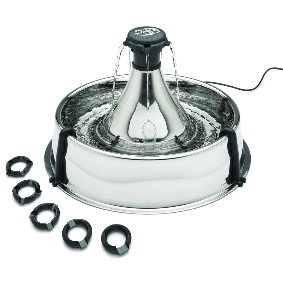 PetSafe Drinkwell 360 Stainless Steel Pet Fountain