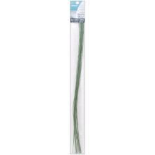 Cloth Covered Stem Wire 26 Gauge 18" 20/Pkg-Green