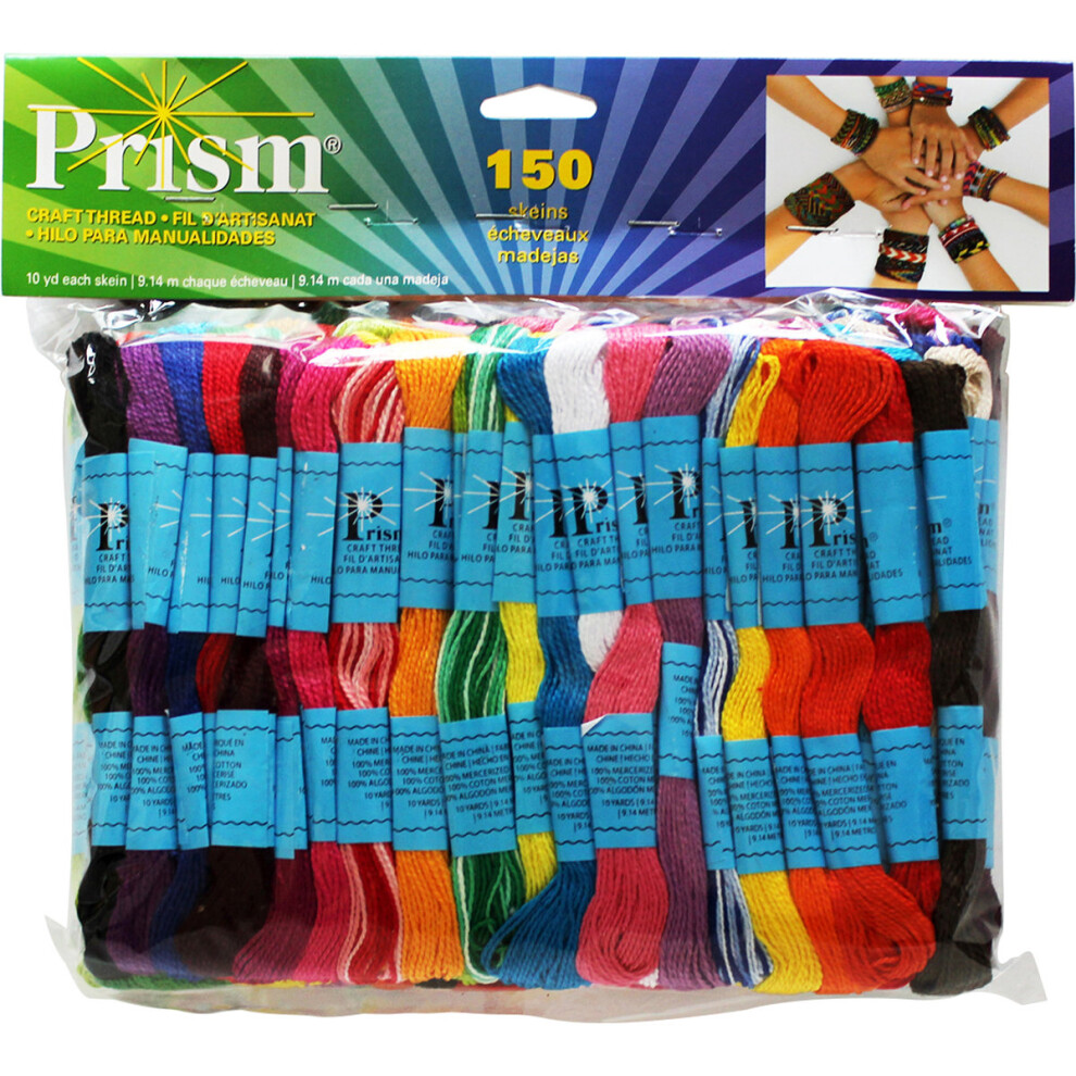 DMC Prism Craft Thread XL Pack 8.7yd 150/Pkg-Assorted Colors