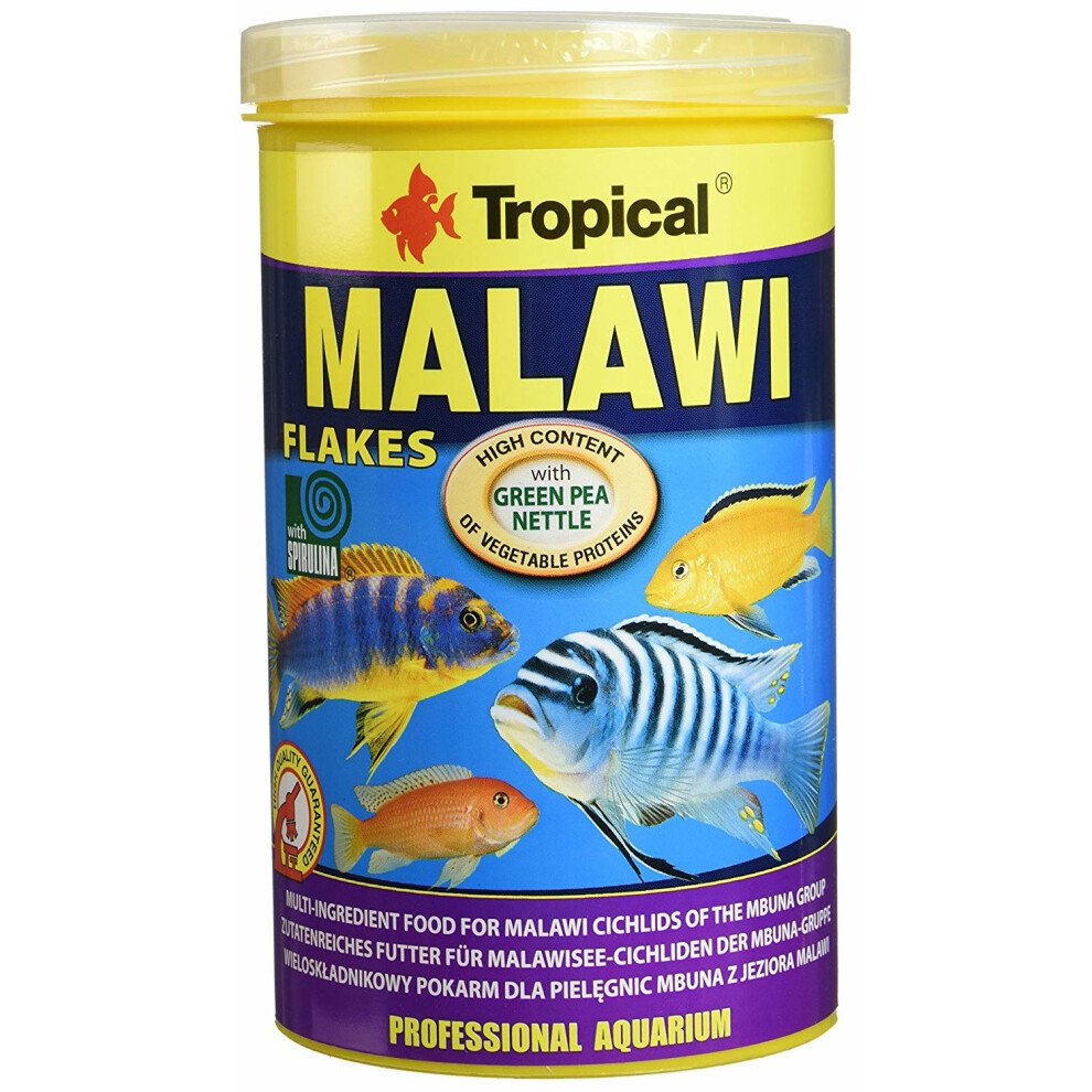 Tropical Malawi Flakes | Fish Food For Mbuna