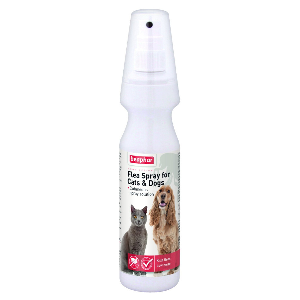 Beaphar Pump Flea Spray for Cats and Dogs 150 ml