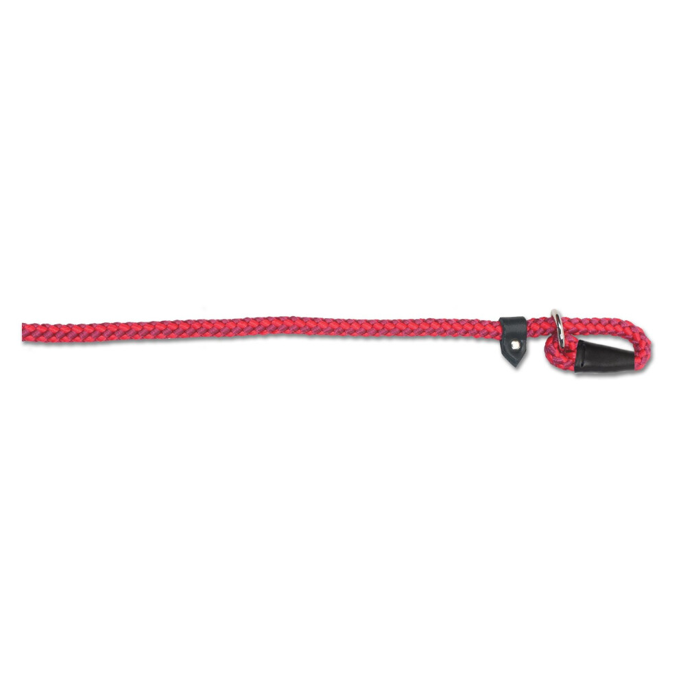 Heritage Nylon Rope Slip Lead 2 Tone Red 1.22m X10mm Sz 1-3