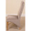 (Fabric, Grey) Lola Wave Back Dining Chair 5
