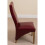 (Leather, Red) Lola Wave Back Dining Chair 3