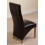 (Leather, Brown) Lola Wave Back Dining Chair 4