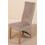 (Fabric, Grey) Lola Wave Back Dining Chair 4
