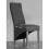 (Leather, Black) Lola Wave Back Dining Chair 5