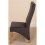 (Fabric, Black) Lola Wave Back Dining Chair 5