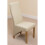 (Leather, Ivory) Lola Wave Back Dining Chair 2