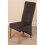 (Fabric, Black) Lola Wave Back Dining Chair 4