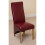 (Leather, Red) Lola Wave Back Dining Chair 1