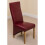 (Leather, Red) Lola Wave Back Dining Chair 2