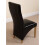 (Leather, Black) Lola Wave Back Dining Chair 4