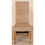 (Fabric, Beige) Lola Wave Back Dining Chair 2