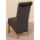 (Fabric, Black) Montana Dining Chair | Scroll Back Dining Chair 6
