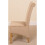 (Fabric, Beige) Montana Dining Chair | Scroll Back Dining Chair 5