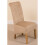 (Fabric, Beige) Montana Dining Chair | Scroll Back Dining Chair 2
