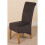 (Fabric, Black) Montana Dining Chair | Scroll Back Dining Chair 4