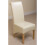 (Leather, Ivory) Montana Dining Chair | Scroll Back Dining Chair 4