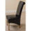 (Leather, Black) Montana Dining Chair | Scroll Back Dining Chair 2