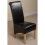 (Leather, Black) Montana Dining Chair | Scroll Back Dining Chair 4