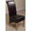 (Leather, Brown) Montana Dining Chair | Scroll Back Dining Chair 4