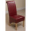 (Leather, Red) Montana Dining Chair | Scroll Back Dining Chair 4